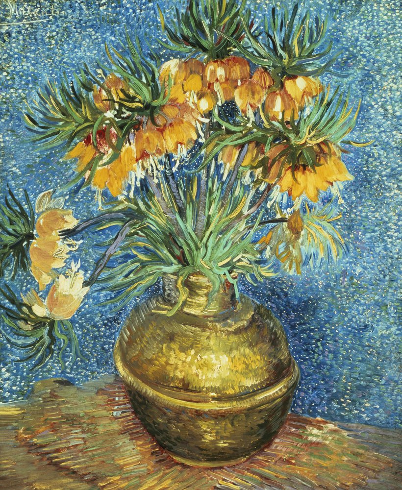 1886年の銅製の花瓶の皇帝フリティラリー
